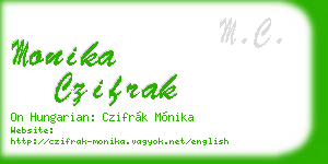 monika czifrak business card
