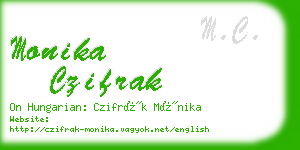 monika czifrak business card